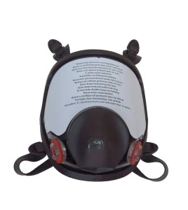 3M 6000 series NIOSH approved full facepiece. Lightweight and comfortable. Filter & cartridge not included. Small.