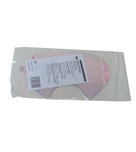 Écran de protection autocollant de couleur claire pour masque complet de protection respiratoire de la série 6000 de 3M.