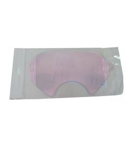 Écran de protection autocollant de couleur claire pour masque complet de protection respiratoire de la série 6000 de 3M.