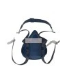 Demi-masque de protection respiratoire de série 7500 de 3M. Homologué NIOSH. Cartouche et filtre non-inclus. Moyen.