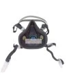 Demi-masque de protection respiratoire de série 7500 de 3M. Homologué NIOSH. Cartouche et filtre non-inclus. Moyen.