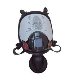 Soupape d’expiration de rechange en caoutchouc pour masque de protection respiratoire de la série 7500 de 3M.