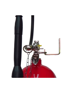 Extincteur portatif à CO2 15 lbs, classe BC, ULC 10BC, avec crochet mural. Idéal pour les feux électriques.