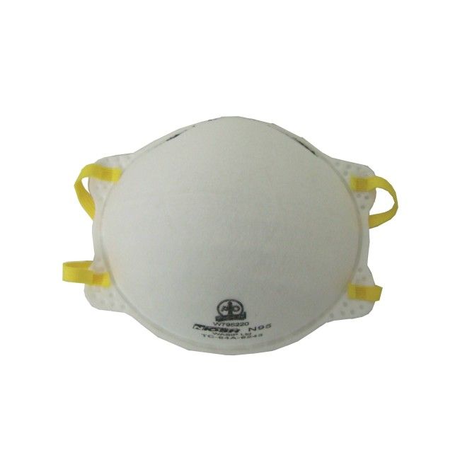 N95 NIOSH approved particulate respirator for airborne protection