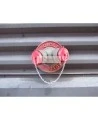 Outer threaded plastic cap for fire department (Siamese) connection, 2.5 inch, with chain for Quebec