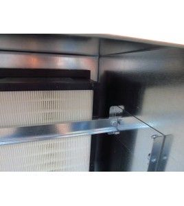 HEPA-AIRE portable air scrubber with airflow of 1300 or 2000 cfm. Ideal for asbestos abatement & decontamination workzone