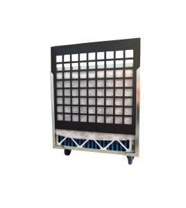 HEPA-AIRE portable air scrubber with airflow of 1300 or 2000 cfm. Ideal for asbestos abatement & decontamination workzone