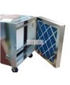 Purificateur d’air portable HEPA-AIRE à 2 vitesses. Débit de 1300 cfm ou 2000 cfm pour désamiantage et décontamination