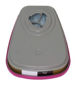 Cartouche combinée P100 de 3M pour vapeurs organiques, gaz acides & multi-gaz, pour protection respiratoire séries 6000 & 7500