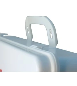 Type B federal first aid kit in plastic case (6 to 19 workers).