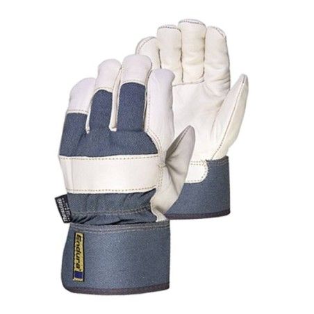 Winter glove cowhide palm, thinsulate insulation