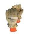 Brown split Leather winter glove , thinsulate insulation