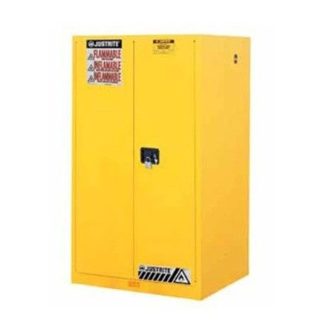 Armoire de 60 gallons US (227 L) pour liquides inflammables, certifiée FM, NFPA, OSHA.