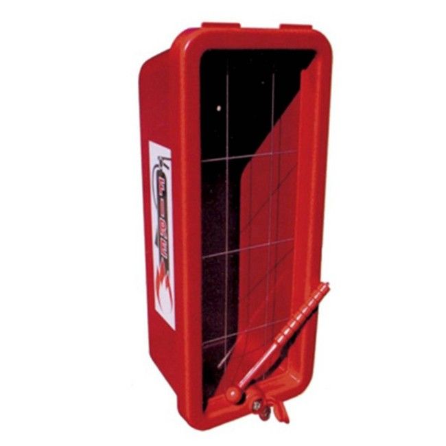 Surface-mounted outdoors plastic cabinet for 20 lbs extinguishers. Surface-mounted outdoors plastic cabinet for 20 lbs extinguishers.