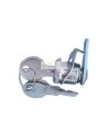 Universal cam lock for surface cabinet, with key