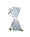 Boyau d'incendie Polyflex 1,5 po X 50 pieds, à raccord en laiton.