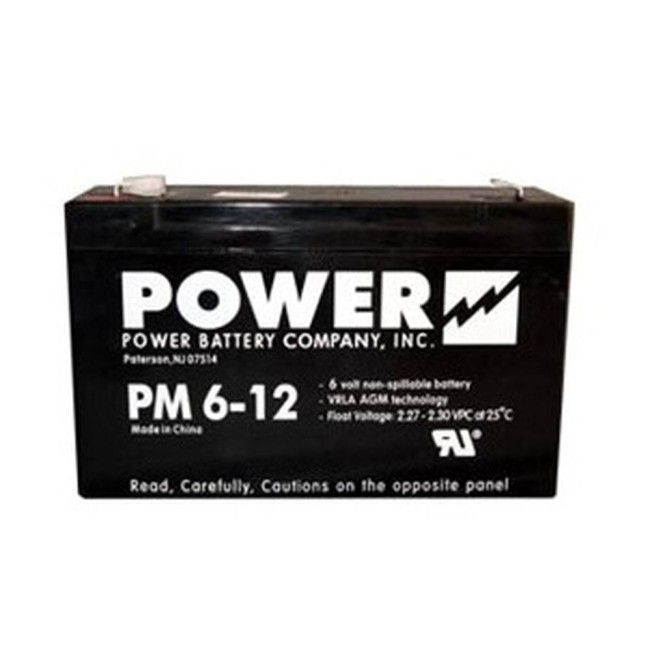 Battery 6 V 12 Ah 72 W for emergency lighting unit Battery 6 V 12 Ah 72 W for emergency lighting unit