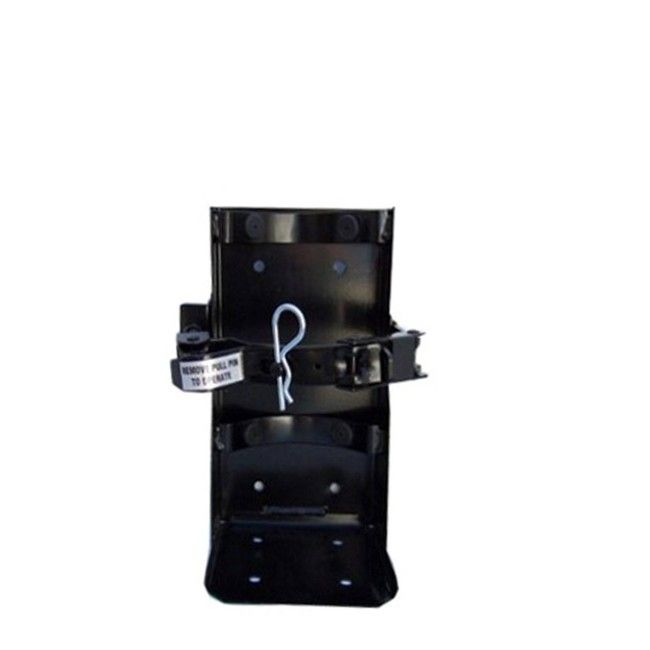 Vehicle hanger for extinguishers of 5 lbs, diameter 4 to 4.5 in Vehicle hanger for extinguishers of 5 lbs, diameter 4 to 4.5 in