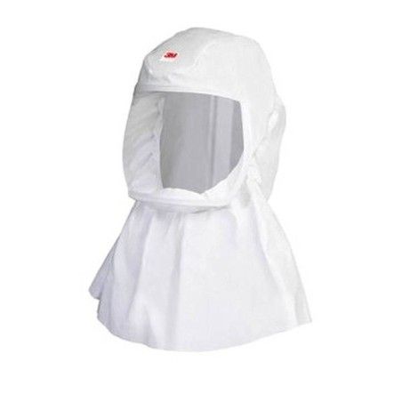 Cagoule blanche P/M de série S de 3M pour système de protection respiratoire en milieu pharmaceutique, médical & agroalimentaire