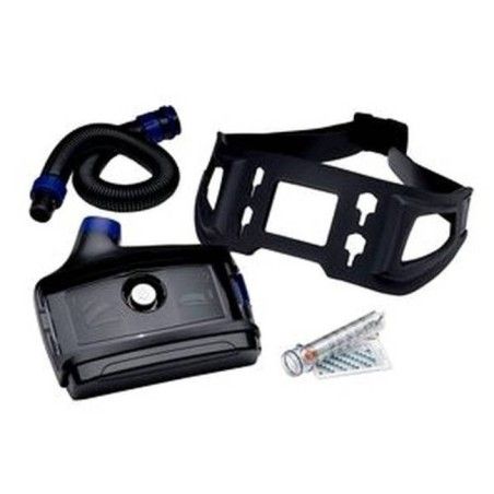 Versaflo assembly with standard battery (4 to 12 h run time) & easy clean belt for pharmaceutical environment. No facepiece.