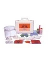 Deluxe body fluids clean-up kit.