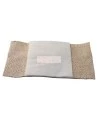 Elastic fabric bandage roll, 8 cm x 5 m (3.2 in x 16 ft), to cut as needed.