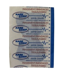 Pansements en tissu bleu détectables pour bouts des doigts, 4.4 x 7.5 cm (1 7/8 x 3 po), 50/bte.