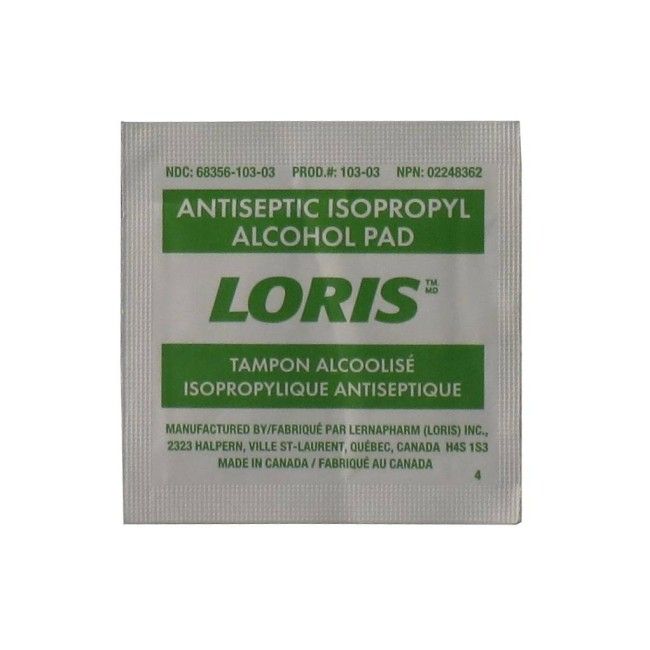 Tampons d'alcool désinfectants, 100 sachets/bte. Tampons d'alcool désinfectants, 100 sachets/bte.