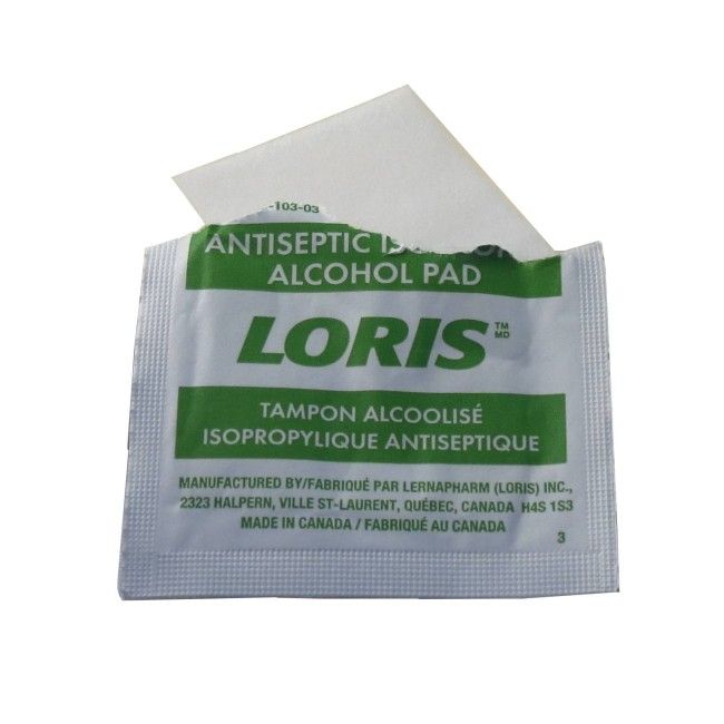 Isopropylic alcohol disinfectant pads,100/box. | Sylprotec.com
