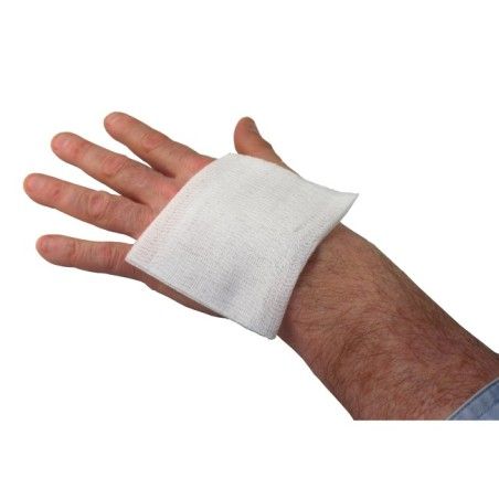 Non-sterile gauze pads, 4 x 4 in, 200/box.