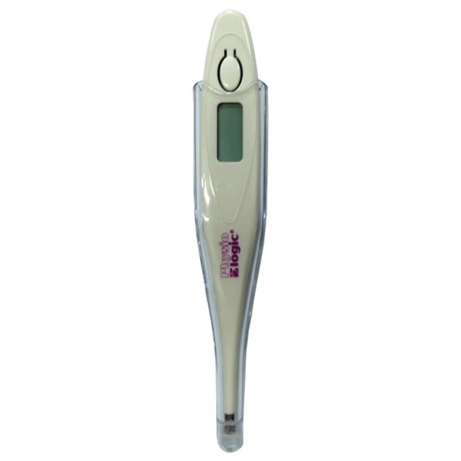 Physiologic DiGiPro oral digital thermometer with LCD screen, 5 inches (12 cm) long, battery included.