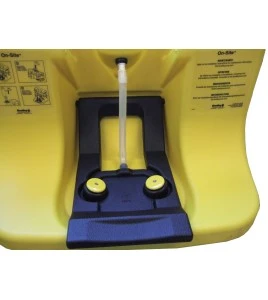 Douche oculaire portative Bradley alimentée par la gravité avec réservoir 7 gallons (26.5 L), approuvée ANSI Z358.1-2009.