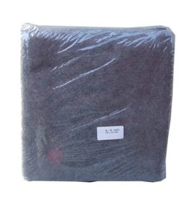 Couverture ignifuge en laine grise pour cabinet PS761, 158 x 203 cm (62 x 80 po).