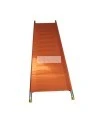 Stretcher folding in two, 206 x 55 x 14 cm (81 x 21.5 x 5.5 in).