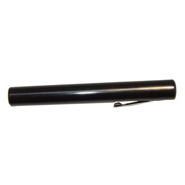 Lampe de poche jetable en plastique, format stylo. Lampe de poche jetable en plastique, format stylo.