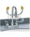 Faucet eyewash station for laboratories, certified ANSI Z358.1-2009.