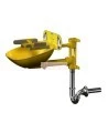 Bradley wall-mounted Halo eye/face wash with plastic bowl, tailpiece and P-trap, certified ANSI Z358.1-2009.