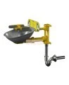 Bradley wall-mounted Halo eye/face wash with stainless steel bowl, tailpiece and P-trap, certified ANSI Z358.1-2014