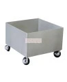 Chariot pour transporter les douches oculaires portatives PD19690 et PD19788, en acier inoxydable.