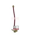 Circuit breaker switch padlock with flexi-cable that provides the flexibility to lock out in tight space.