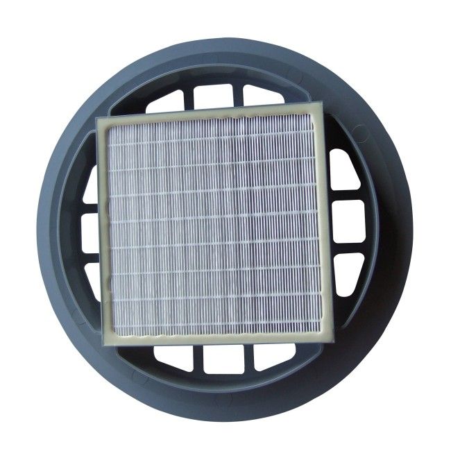 Filtre HEPA pour aspirateur-traineau industriel Nilfisk GD930. Filtre capturant 99,97% des particules de plus de 0.3 µm. Filtre HEPA pour aspirateur-traineau industriel Nilfisk GD930. Filtre capturant 99,97% des particules de plus de 0.3 µm.