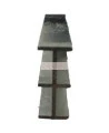 Rail extra durable en aluminium, vendu au pied linéaire.