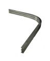 Curve 90 degre for curtain rail. Extra durable aluminium 0.125. 4 feet lenght.