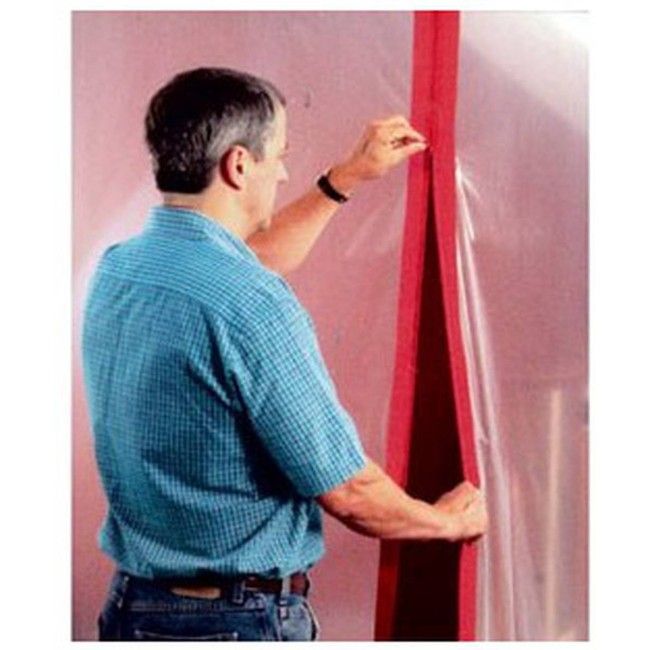 Ensemble de fermeture éclair d’une longueur de 7' (2.1 m) chacune pour zone de confinement. Permet les allers & l'étanchéité