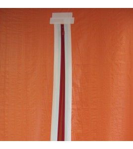 Ensemble de fermeture éclair d’une longueur de 7' (2.1 m) chacune pour zone de confinement. Permet les allers & l'étanchéité