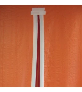 Ensemble de fermeture éclair d’une longueur de 7' (2.1 m) chacune pour zone de confinement. Permet les allers & l'étanchéité
