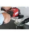 BitBuddie rubber dust shroud for drills with a hole saw 3.5 cm in diameter. Ideal for general construction and renovation work.
