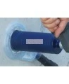 BitBuddie dust & slurry shroud for drills with a hole saw 4 to 10 cm in diameter. Ideal for construction and renovation work.