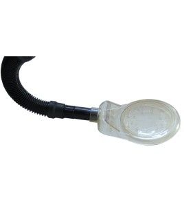 Capteur de poussière pour perceuse avec un emporte-pièce (diamètre 4 à 10 cm). Idéal pour la construction et la rénovation.