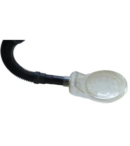 Capteur de poussière pour perceuse avec un emporte-pièce (diamètre 4 à 10 cm). Idéal pour la construction et la rénovation.